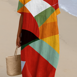 Skye - Colourful Patchwork Dress