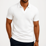 Miles - Textured Polyester Polo