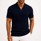 Miles - Textured Polyester Polo