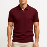 Miles - Textured Polyester Polo