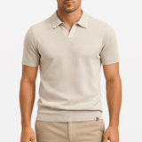 Miles - Textured Polyester Polo