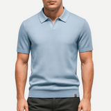 Miles - Textured Polyester Polo