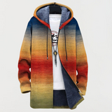 Cora - Sunset Gradient Print Coat
