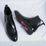 Liam - Faux Leather Chelsea Boots