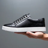 Henry - Premium Faux Leather Sneakers
