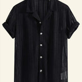 Harvey - Lightweight Ribbed-Collar Shirt