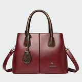 Bridget - Snake-Accent Faux Leather Bag